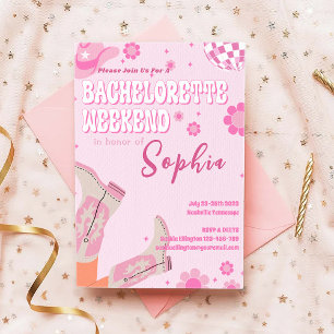Disco Bachelorette Einladung