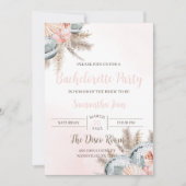 Disco Bachelorette Einladung Boho Disco Thema (Vorderseite)