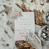 Disco Bachelorette Einladung Boho Disco Thema