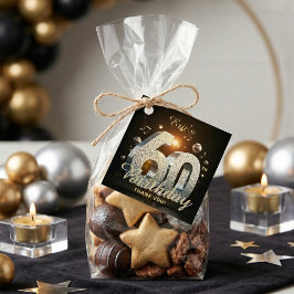 Disco Ball 70s Music 60th Birthday Party Thank You Geschenkanhänger