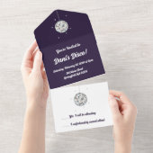 Disco Ball All In One Einladung (Abreißen)