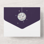 Disco Ball All In One Einladung (Rückseite)