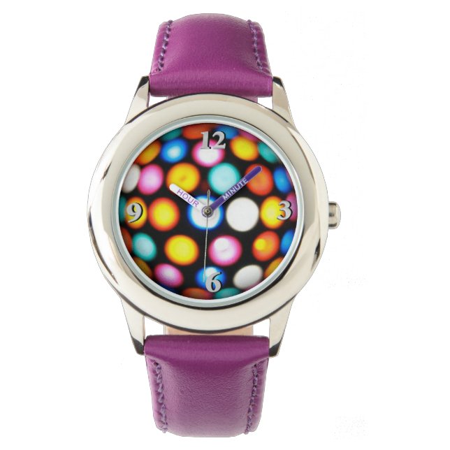 Disco Ball Armbanduhr (Vorderseite)