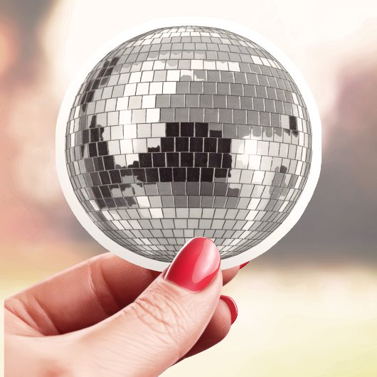 Disco Ball Aufkleber