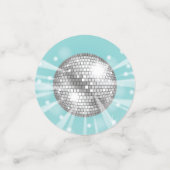 Disco Ball Baby Dusche Blue Boy Konfetti (Klein Vorderseite)