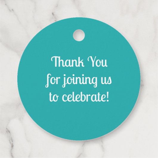 Disco Ball Baby Dusche Geschenkanhänger (Rückseite)