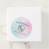 Disco Ball Baby Dusche Geschenkanhänger (Beispiel)