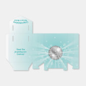 Disco Ball Baby Dusche Groovy Blue Boy Geschenkschachtel (Ungefaltet)