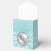 Disco Ball Baby Dusche Groovy Blue Boy Geschenkschachtel (Geöffnet)