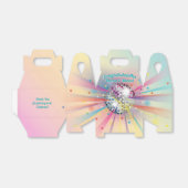 Disco Ball Baby Dusche Groovy Pastel Rainbow Geschenkschachtel (Ungefaltet)