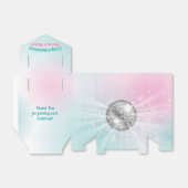 Disco Ball Baby Shower Groovy Geschenkschachtel (Ungefaltet)