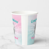 Disco Ball Baby Shower Groovy Pappbecher (Rechts)