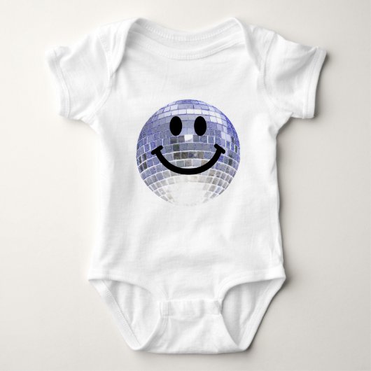 Disco-Ball Baby Strampler (Vorderseite)