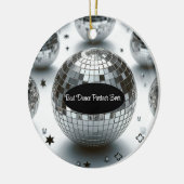 Disco Ball Best Dance Partner Keramik Ornament (Links)