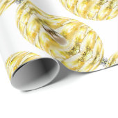 Disco-Ball-Bienen-Bienenstock-Muster Geschenkpapier (Rolleneckpunkt)