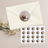 Disco Ball | Boho Blume |Ästhetik Runder Aufkleber