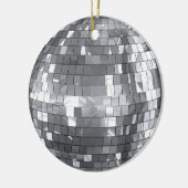 Disco Ball Christmas Funky Spaß und Liebe Keramik Ornament (Links)