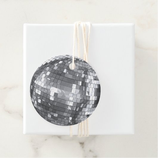 Disco Ball Christmas Merry Vibes Geschenkanhänger (Beispiel)