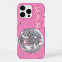 Disco Ball Confetti Personalisiertes Monogramm