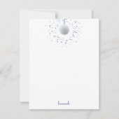 Disco Ball Dance Mitteilungskarte (Vorderseite)