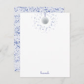 Disco Ball Dance Mitteilungskarte (Vorne/Hinten)