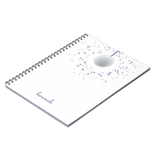 Disco Ball Dance Notizblock (Linke Seite)