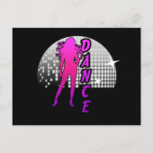 Disco Ball Dancer. Postkarte (Vorderseite)