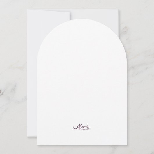 Disco Ball Dinner Einladung Orange (Rückseite)