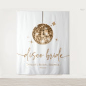 Disco Ball Disco Brautparty Wandteppich (Vorderseite)