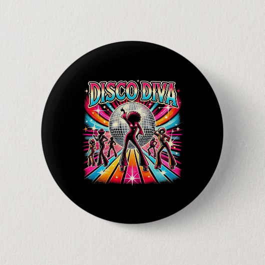Disco Ball Disco Button (Vorderseite)