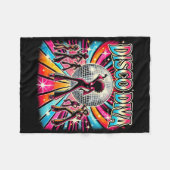 Disco Ball Disco Fleecedecke (Vorderseite (Horizontal))