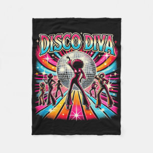 Disco Ball Disco Fleecedecke