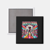 Disco Ball Disco Magnet (Vorderseite/Rückseite)