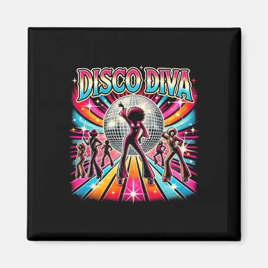 Disco Ball Disco Magnet (Vorne)