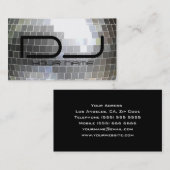 Disco-Ball-DJ-Visitenkarte Visitenkarte (Vorne/Hinten)