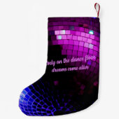 Disco Ball Dreams Weihnachten Strumpf Kleiner Weihnachtsstrumpf (Rückseite)