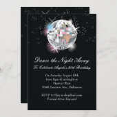 Disco-Ball-Einladungen Einladung (Vorne/Hinten)