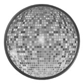 Disco Ball Eishockey Puck (Vorderseite)