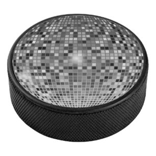 Disco Ball Eishockey Puck