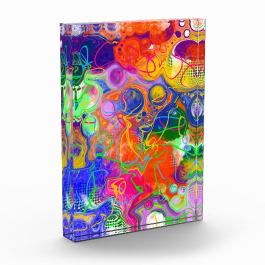 Disco Ball Electricity Fluid Art Fotoblock (Links)