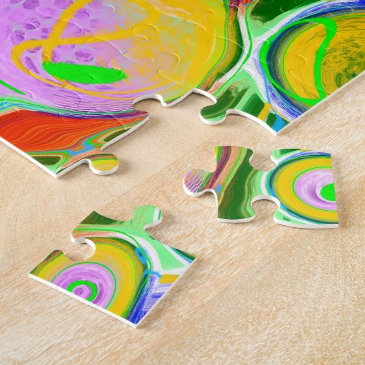 Disco Ball Electricity Fluid Art Puzzle (Seite)