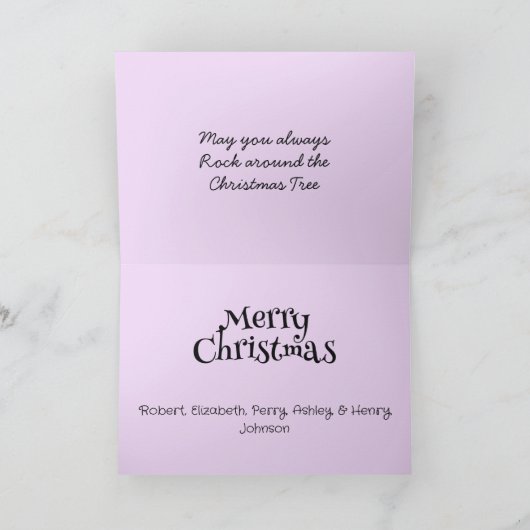 Disco Ball Feiertagskarte (Innenseite)