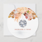 Disco Ball Frische Pasta machen Einladung (Rückseite)