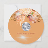 Disco Ball Frische Pasta machen Einladung (Rückseite)