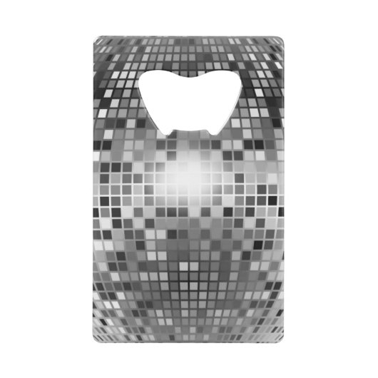 DISCO BALL GELDBEUTEL FLASCHENÖFFNER (Vorderseite)