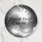 Disco Ball Geschenkanhänger (Rückseite)