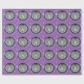 Disco Ball Geschenkpapier (Flach)