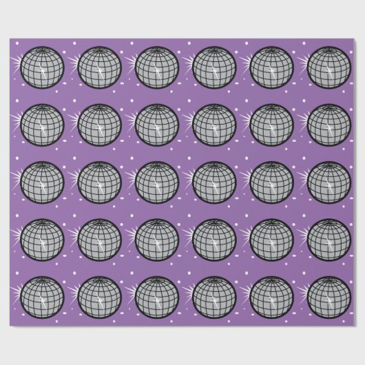 Disco Ball Geschenkpapier (Flach)
