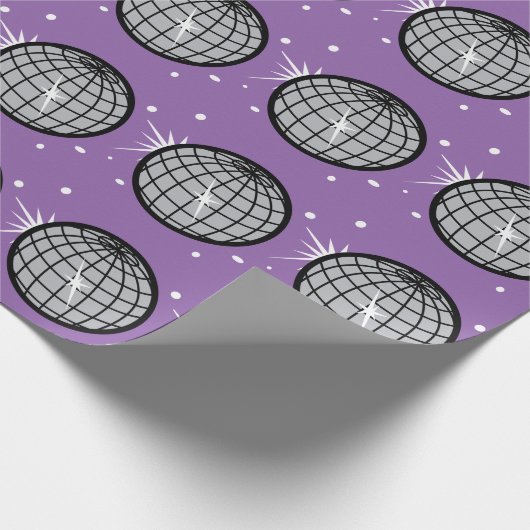 Disco Ball Geschenkpapier (Ecke)