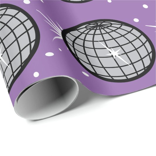 Disco Ball Geschenkpapier (Rolleneckpunkt)
